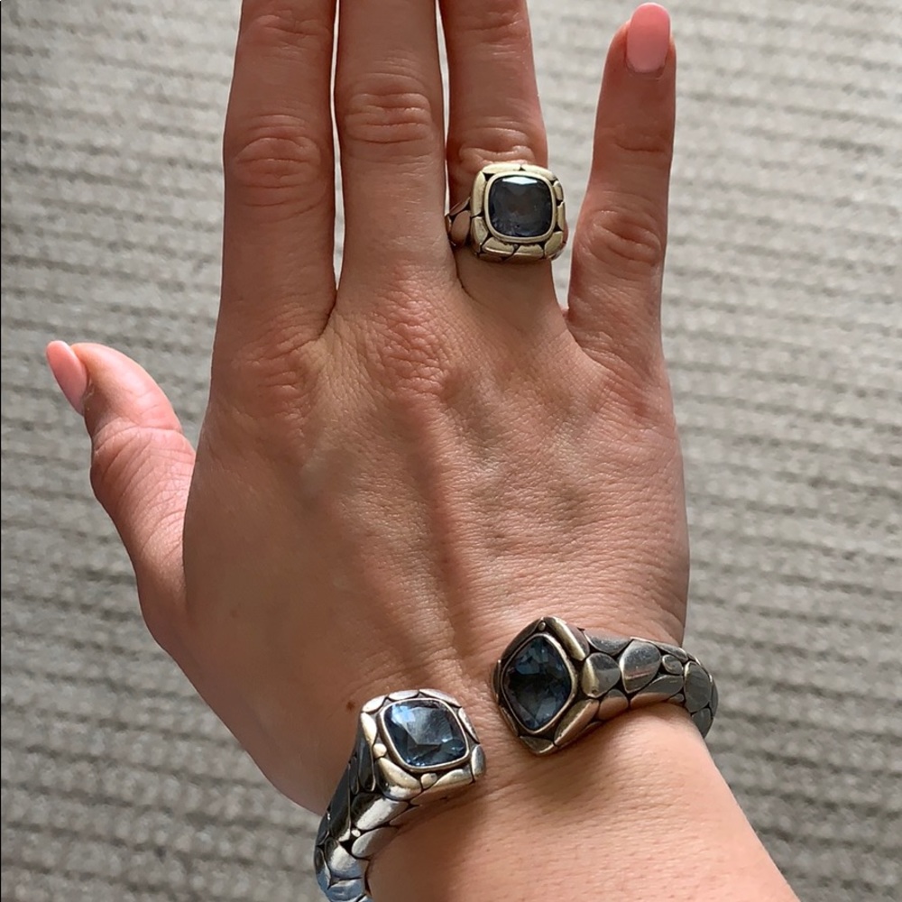 Used John Hardy Blue Topaz Ring